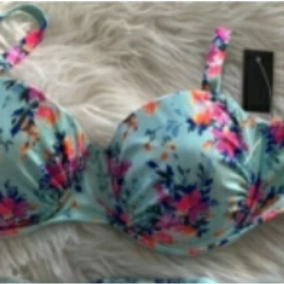 NWT Nicole Miller Bikini Top - Picture 3 of 5
